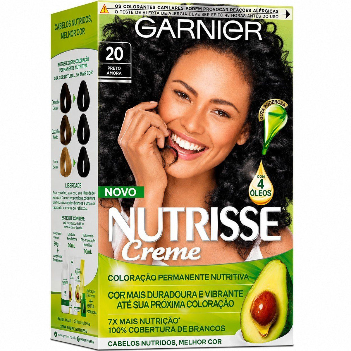 TINT NUTRISSE 20 PRETO AMORA LOREAL