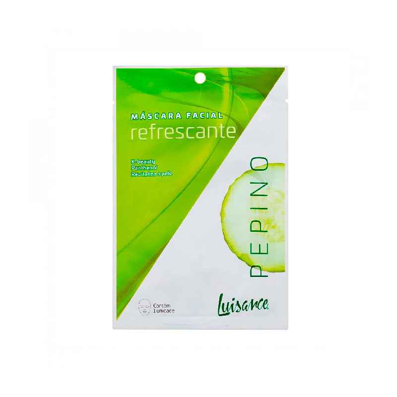 Máscara Facial Refrescante Pepino Luisance LK0006