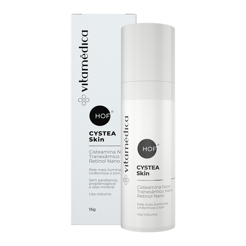 Creme Clareador Facial Cystea Skin com Cisteamina e Retinol Nano – 15g