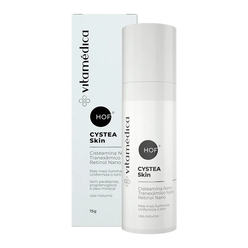 Creme Clareador Facial Cystea Skin com Cisteamina e Retinol Nano – 15g