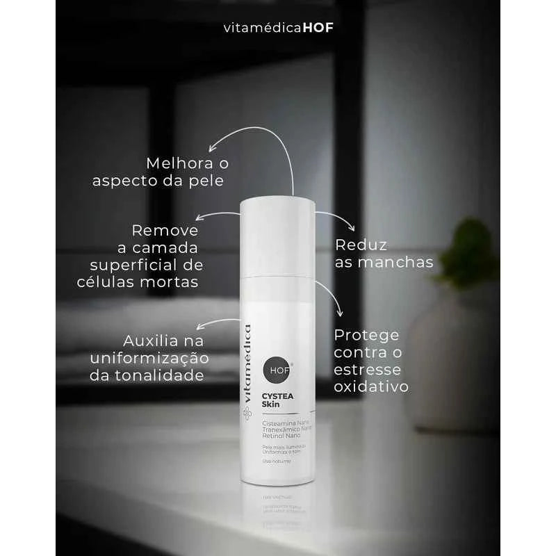 Creme Clareador Facial Cystea Skin com Cisteamina e Retinol Nano – 15g